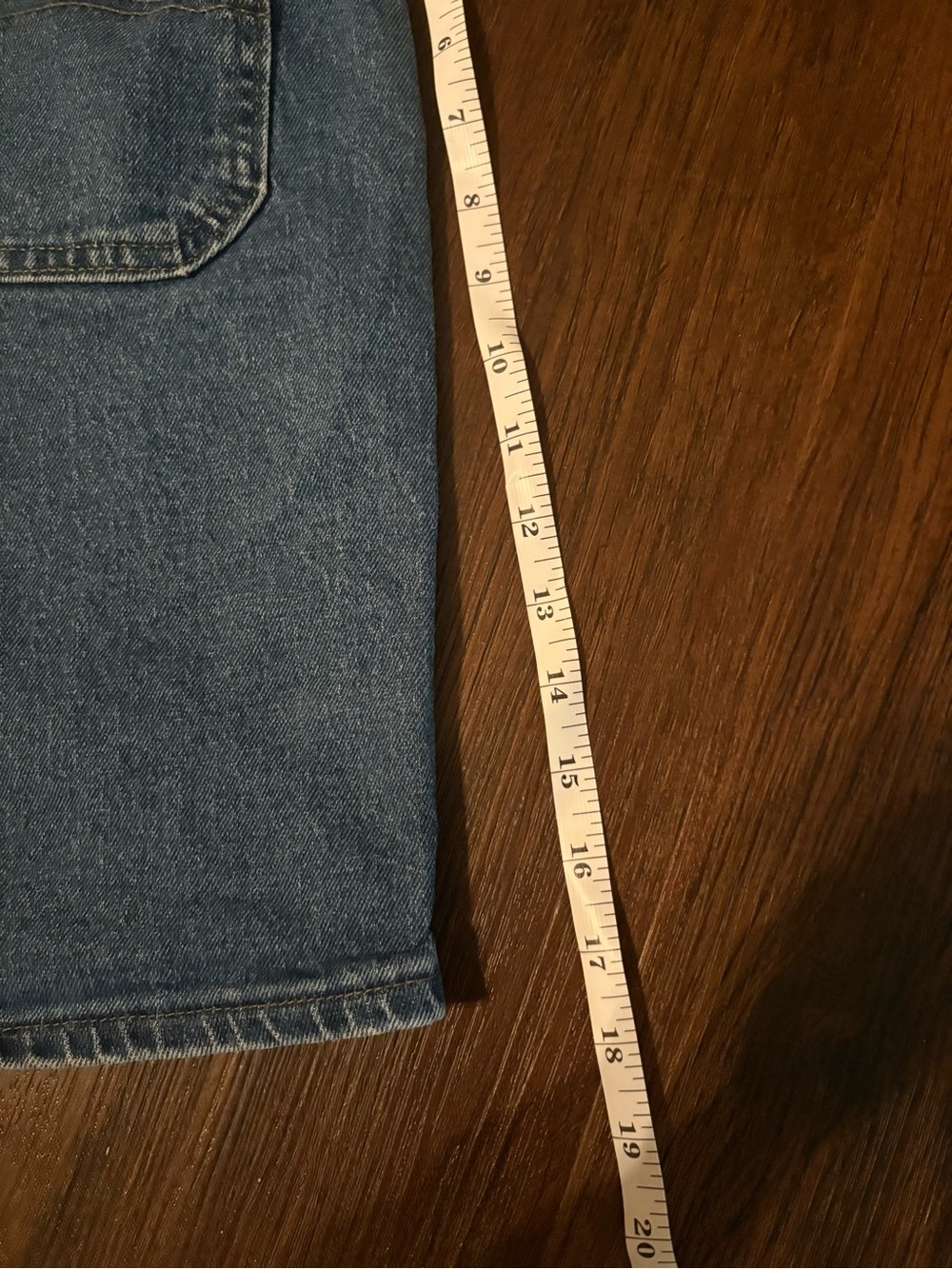 Lee Women's Blue Denim Jean Shorts - Picture 5 of 6